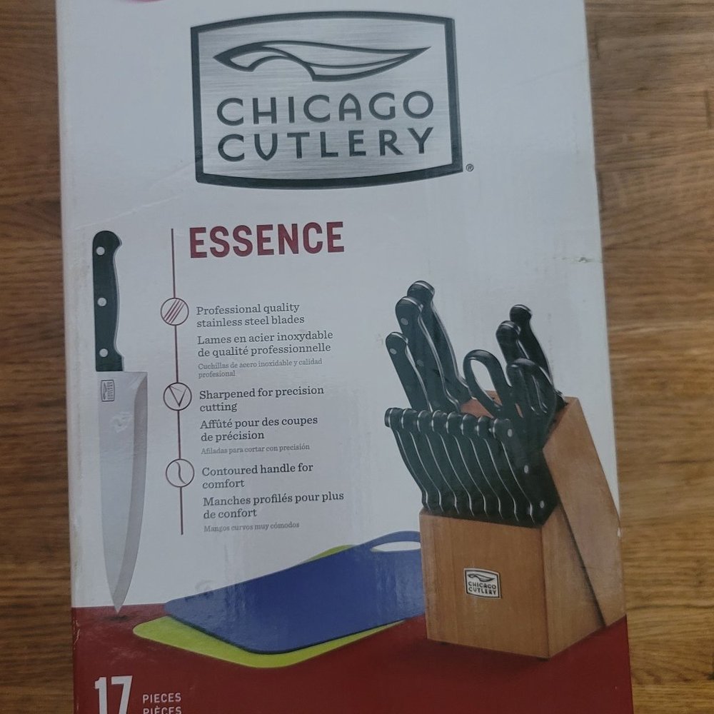 Chicago Cutlery Essence Cutlery Set, 17-Piece NEW